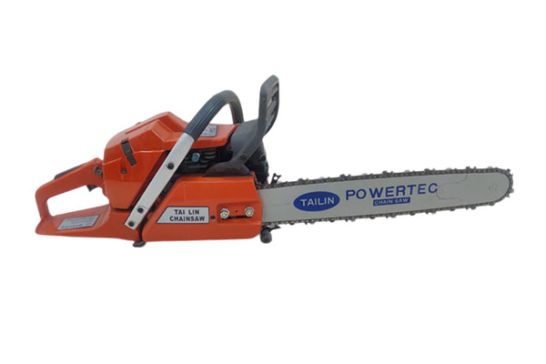 What factors are related to the cutting efficiency of a garden chainsaw?